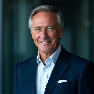 Portret van Hendrik van der Velde, Algemeen Directeur (CEO) van Gouda Kaas BV.